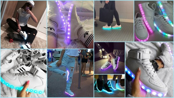 Z czym połączyć buty LED?