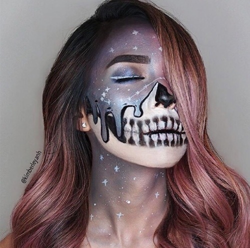 halloweenowy make up