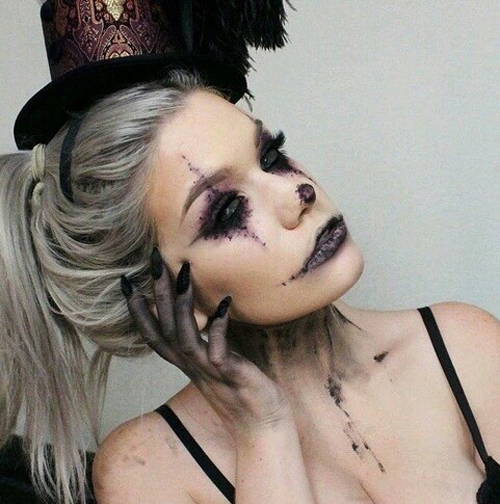 halloweenowy make up
