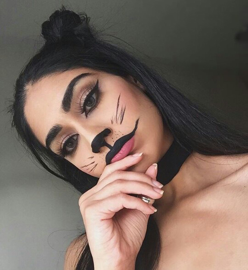 halloweenowy makijaż